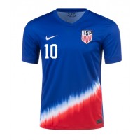Spojené Štáty Christian Pulisic #10 Vonkajší futbalový dres Copa America 2024 Krátky Rukáv